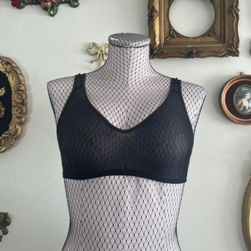 Vintage 90s Victoria's Secret Gold Label Sheer Mesh Bra